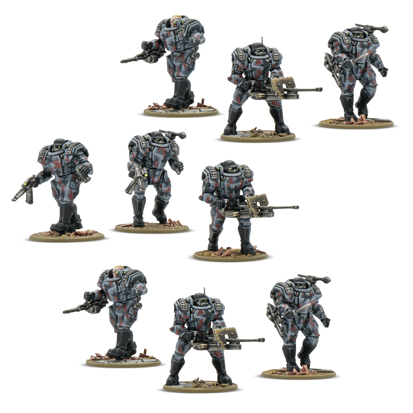 Stahltruppen Heavy Infantry ⏣ 3 figures ⏣ Konflikt 47 ⏣ Warlord