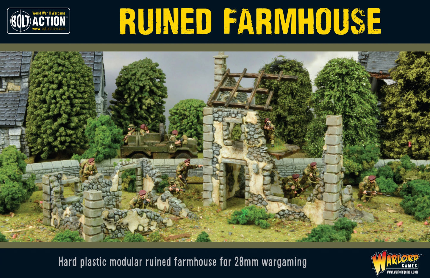 Ruined Farmhouse ⏣ Black Powder ⏣ Bolt Action ⏣ Warlord