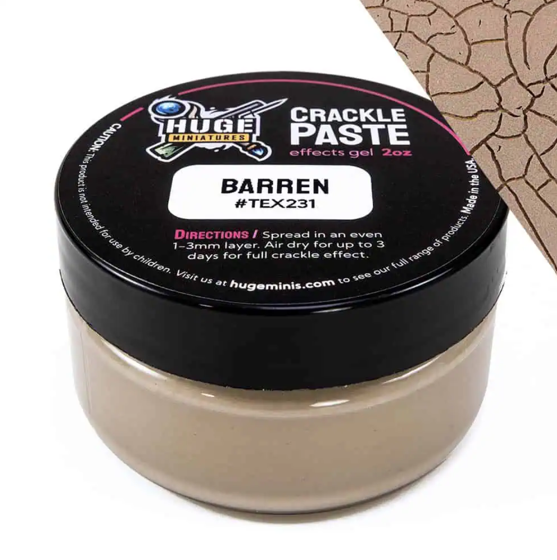 Barren Crackle Paste ⏣ Huge Miniatures