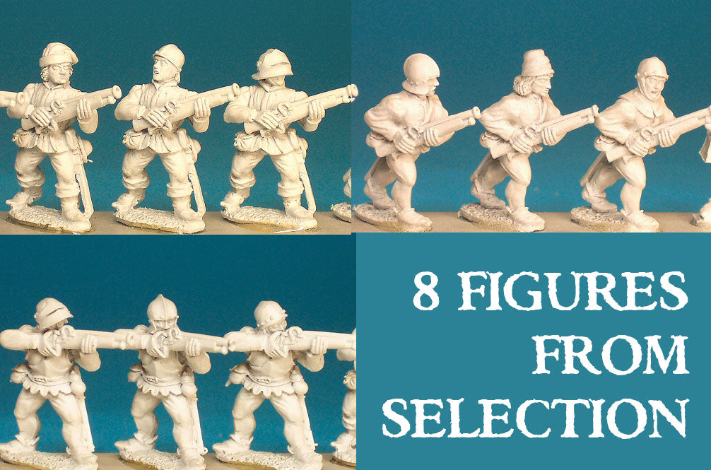 Handgunners ⏣ 8 figures ⏣ SAGA ⏣ Gripping Beast