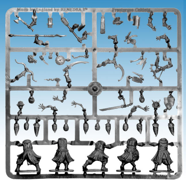 Cultists ⏣ 5 figures ⏣ Frostgrave ⏣ North Star