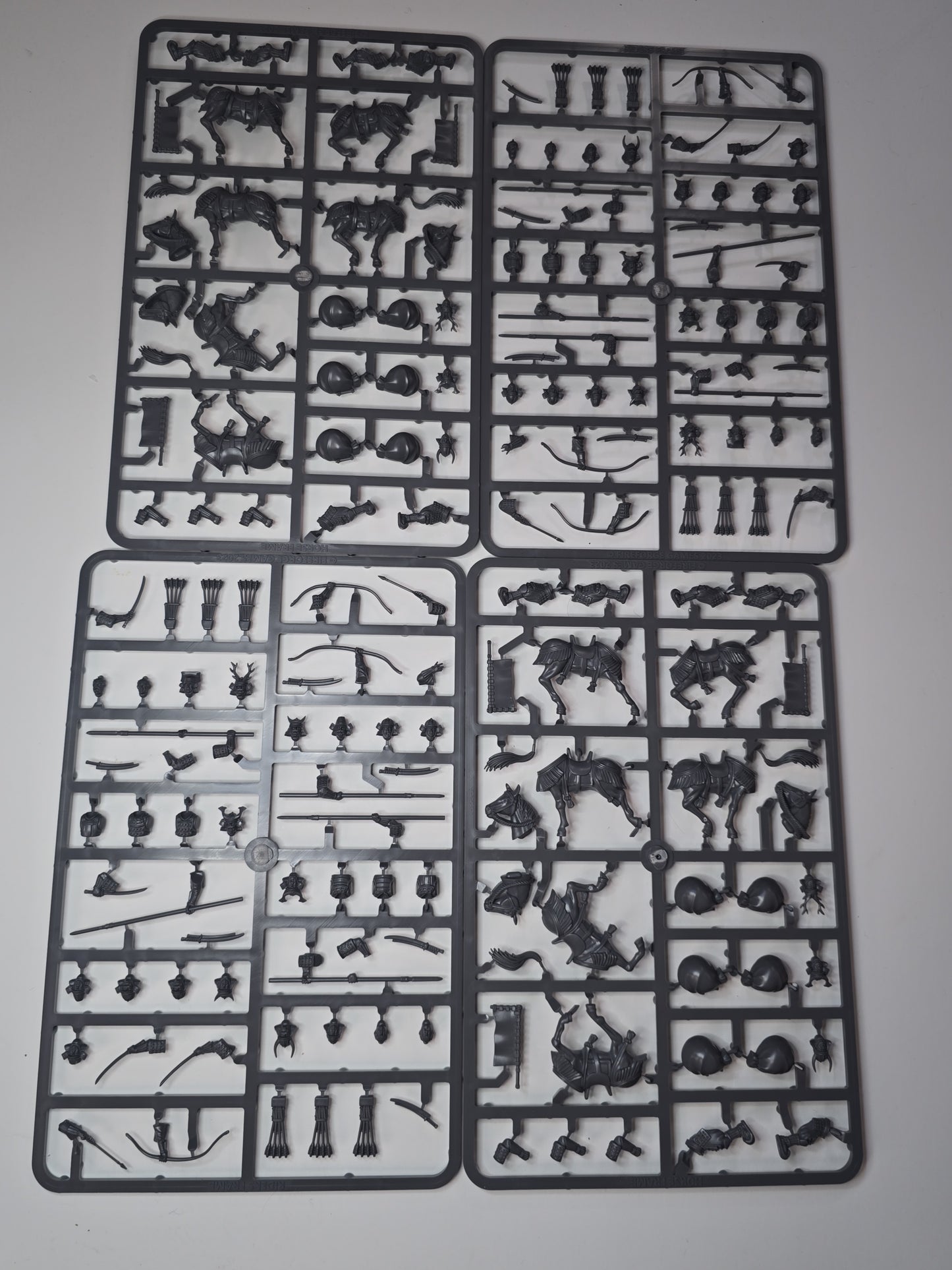 Mounted Samurai ⏣ 6 figures ⏣ SAGA ⏣ Pike & Shotte ⏣ Fireforge