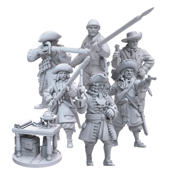 Forces of the Crown Faction Box ⏣ 6 figures ⏣ Port Royal ⏣ Firelock Games