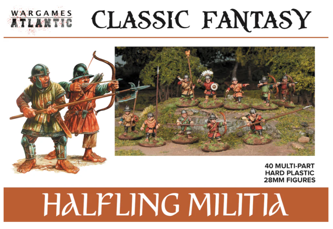 Halfling Militia ⏣ 5 figures ⏣ SAGA ⏣ Wargames Atlantic