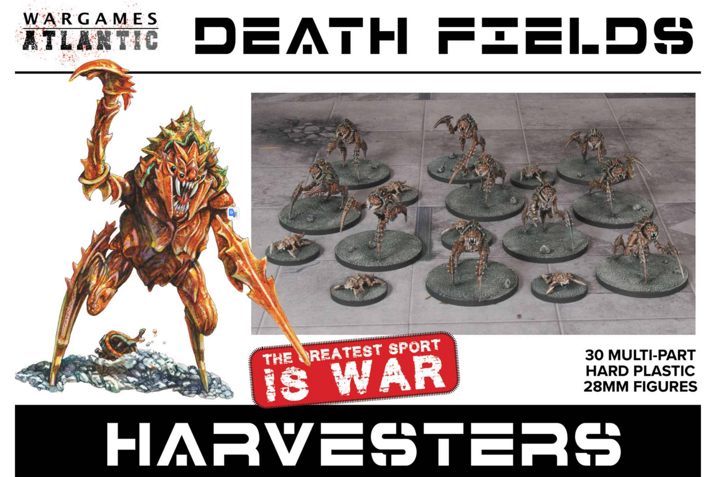 Death Fields Harvesters ⏣ 6 scifi bugs ⏣ Wargames Atlantic