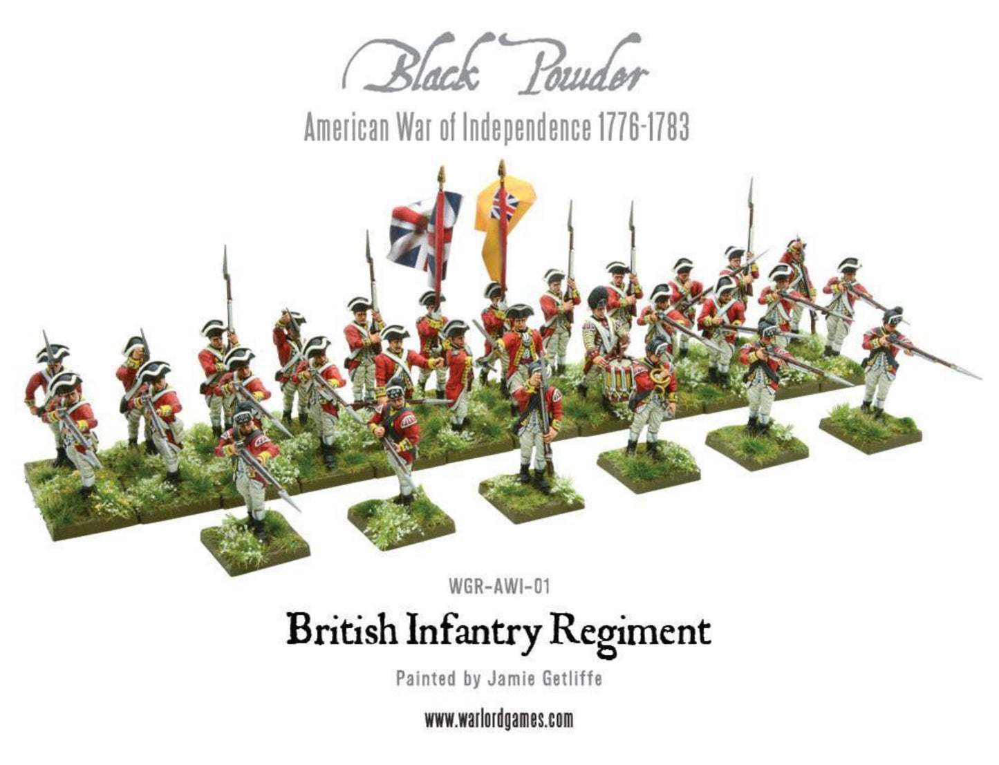 British Infantry Regiment ⏣ 30 figures ⏣ Black Powder ⏣ Warlord