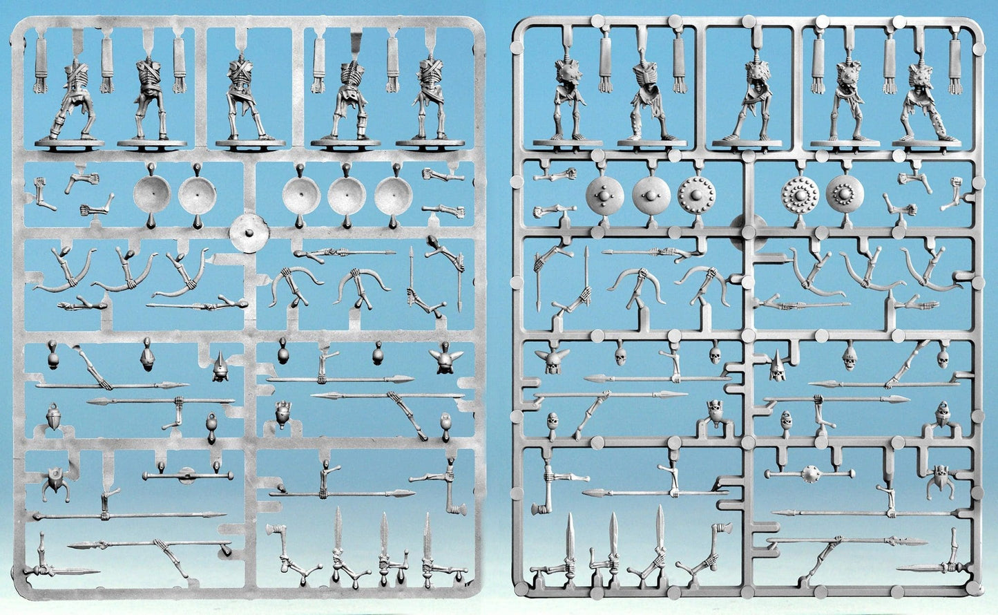 Skeleton Infantry ⏣ 5 figures ⏣ Oathmark ⏣ SAGA ⏣ North Star