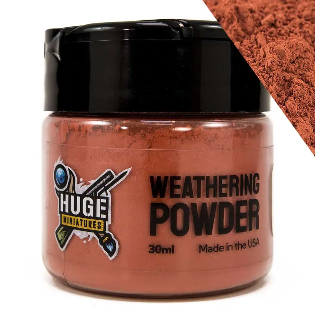 Red Rust Weathering Powder ⏣ Huge Miniatures