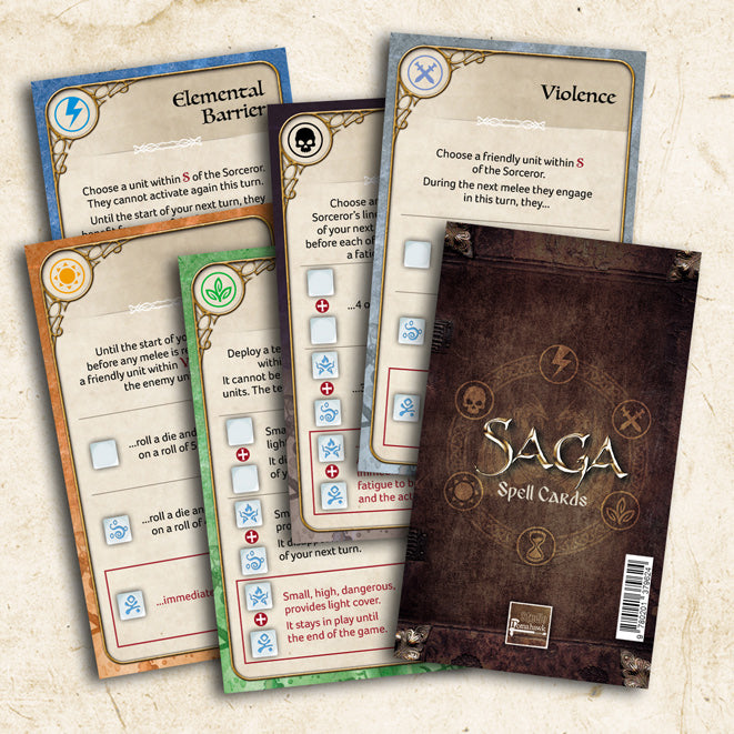 Spell Cards ⏣ SAGA ⏣ Studio Tomahawk