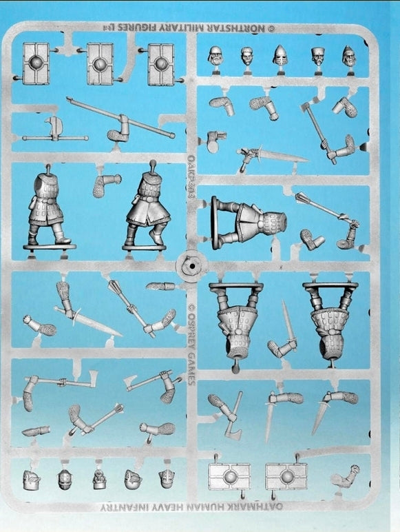 Oathmark Human Heavy Infantry ⏣ 5 figures ⏣ SAGA ⏣ North Star