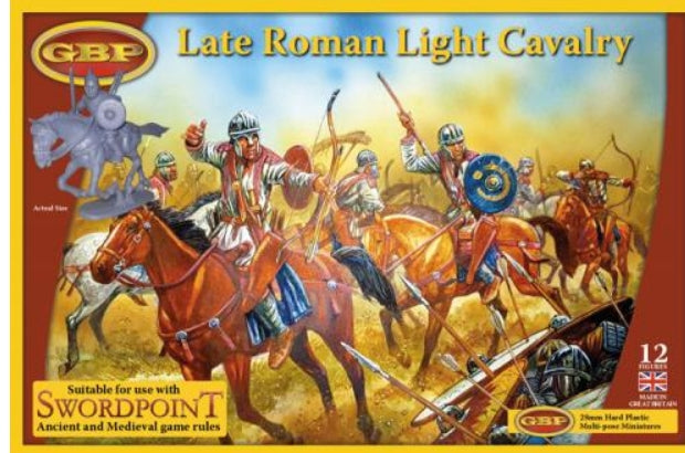Late Roman Light Cavalry ⏣ 3 figures ⏣ SAGA ⏣ Gripping Beast