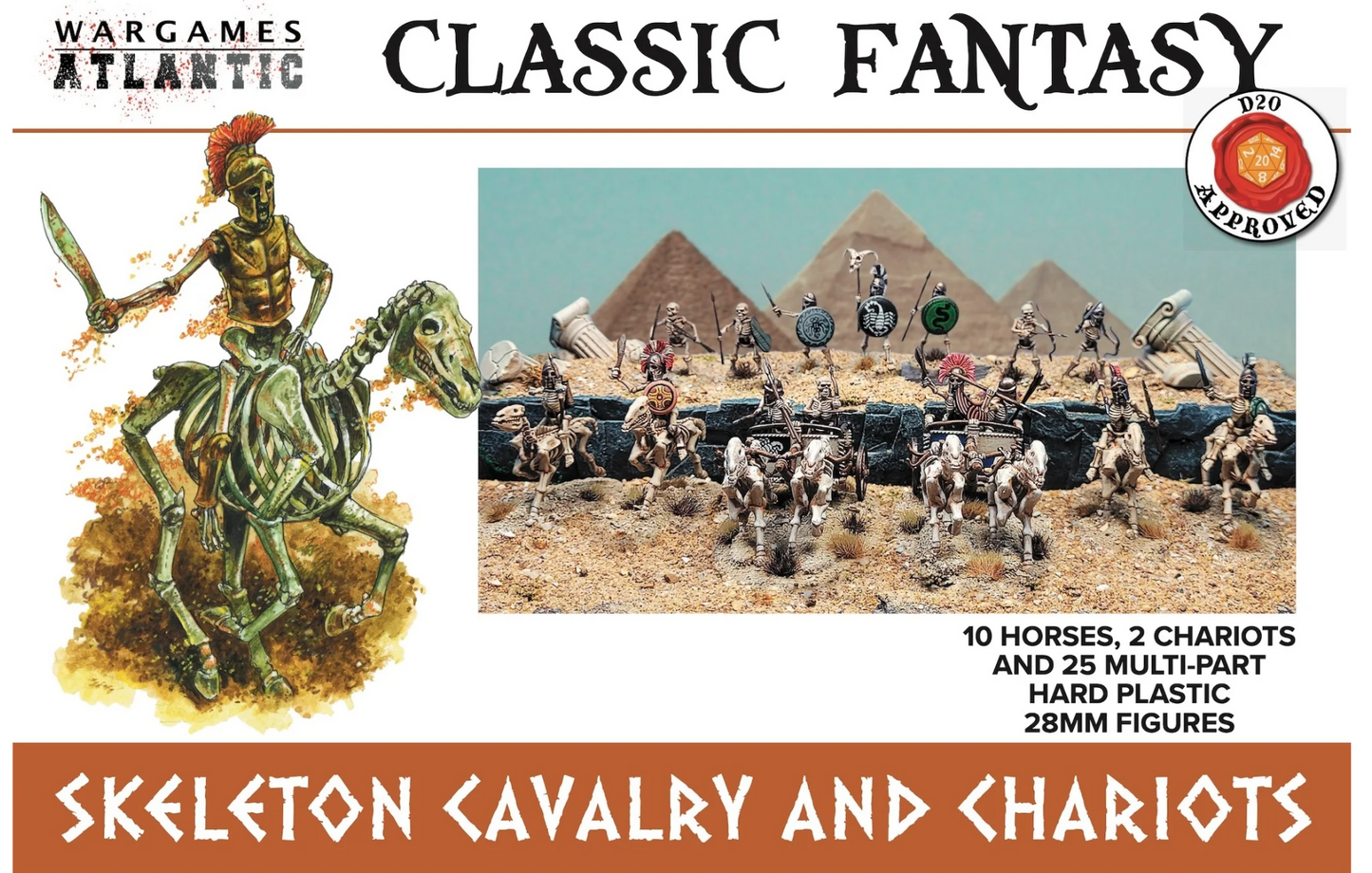 Skeleton Cavalry and Chariots ⏣ SAGA ⏣ Wargames Atlantic
