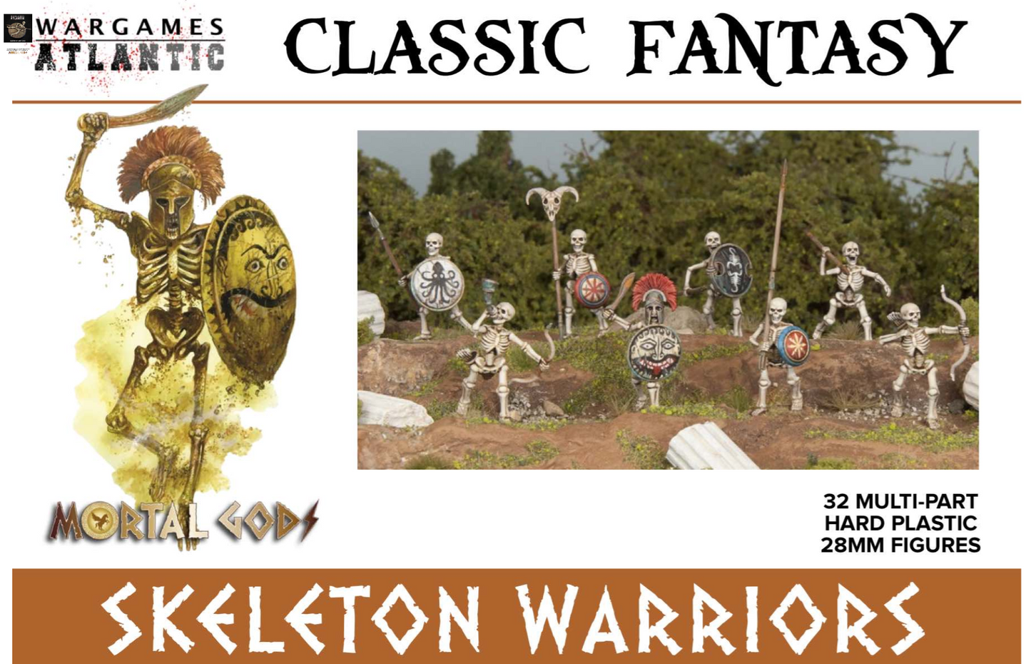 Skeleton Warriors ⏣ 32 figures ⏣ SAGA ⏣ Wargames Atlantic