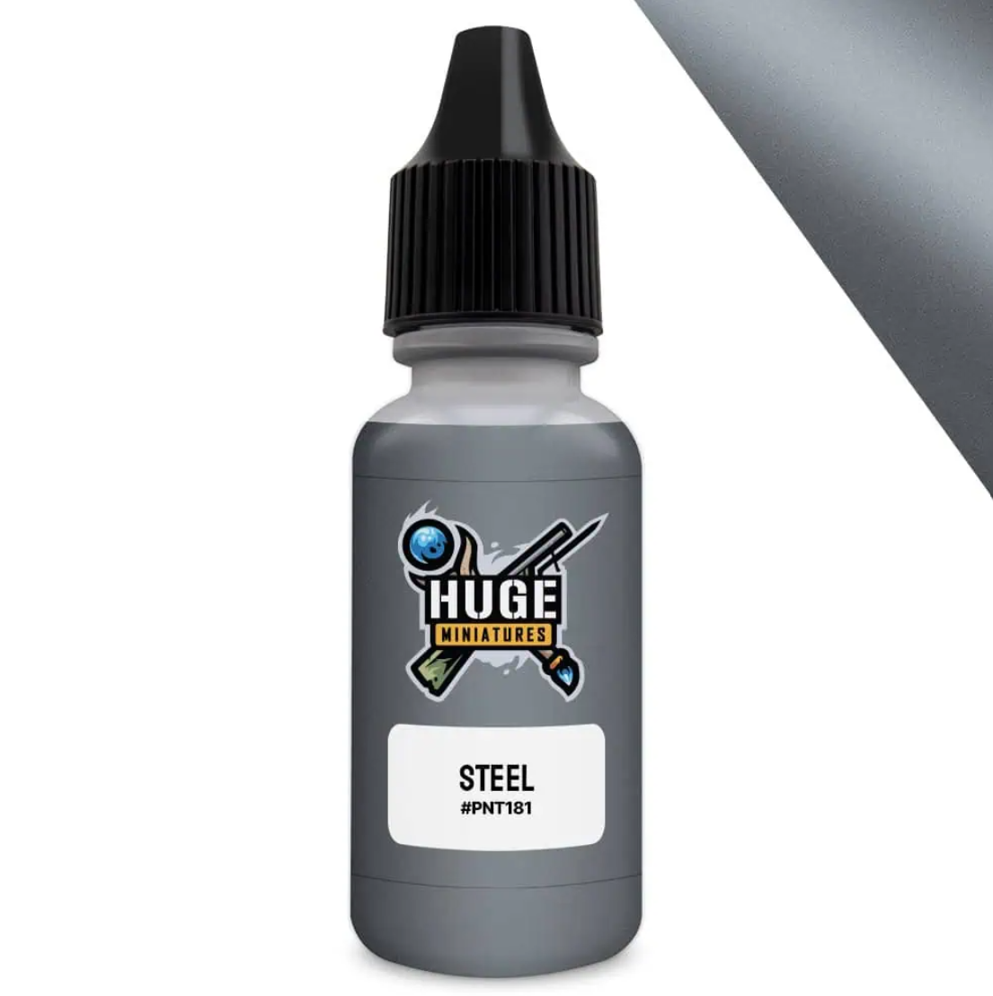 Steel Metallic Paint ⏣ Huge Miniatures