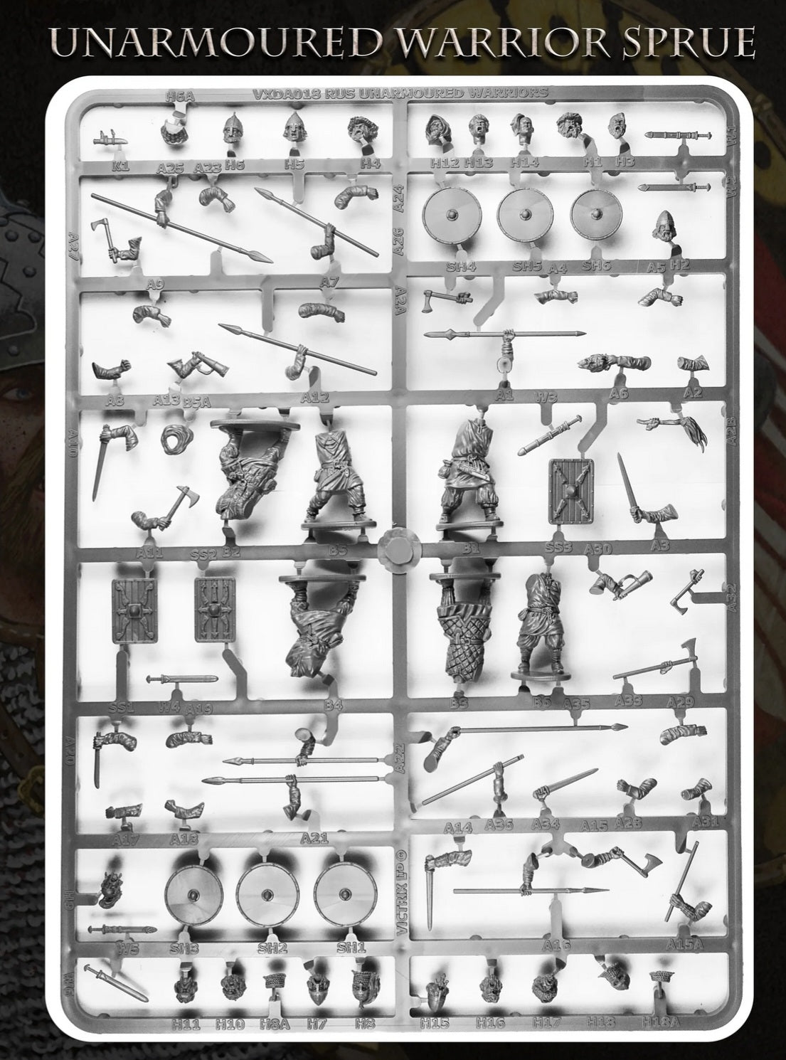 Unarmored Rus ⏣ 6 figures ⏣ SAGA ⏣ Victrix