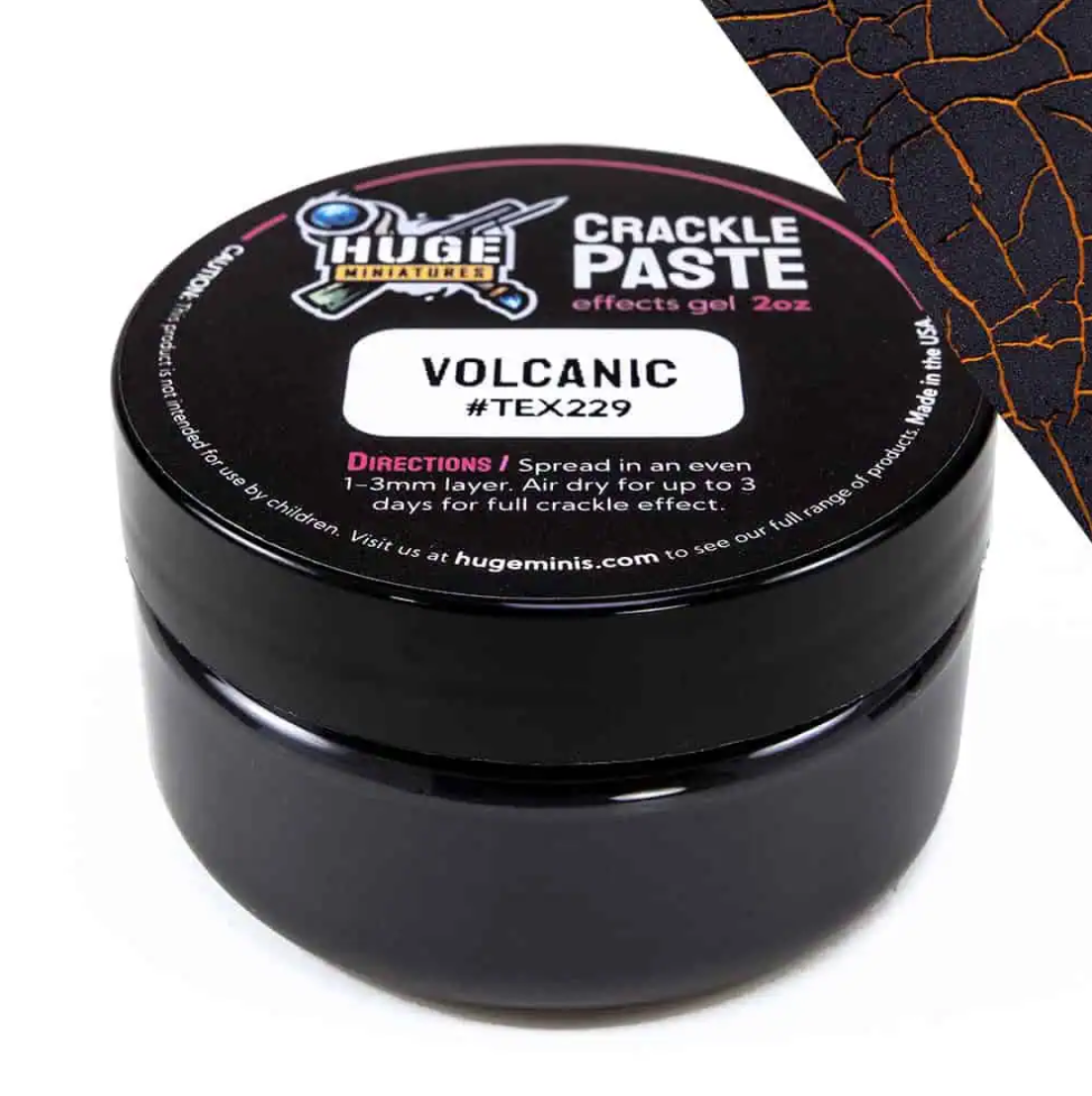 Volcanic Crackle Paste ⏣ Huge Miniatures
