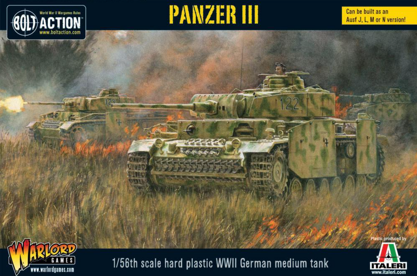 Panzer III ⏣ Bolt Action ⏣ Warlord