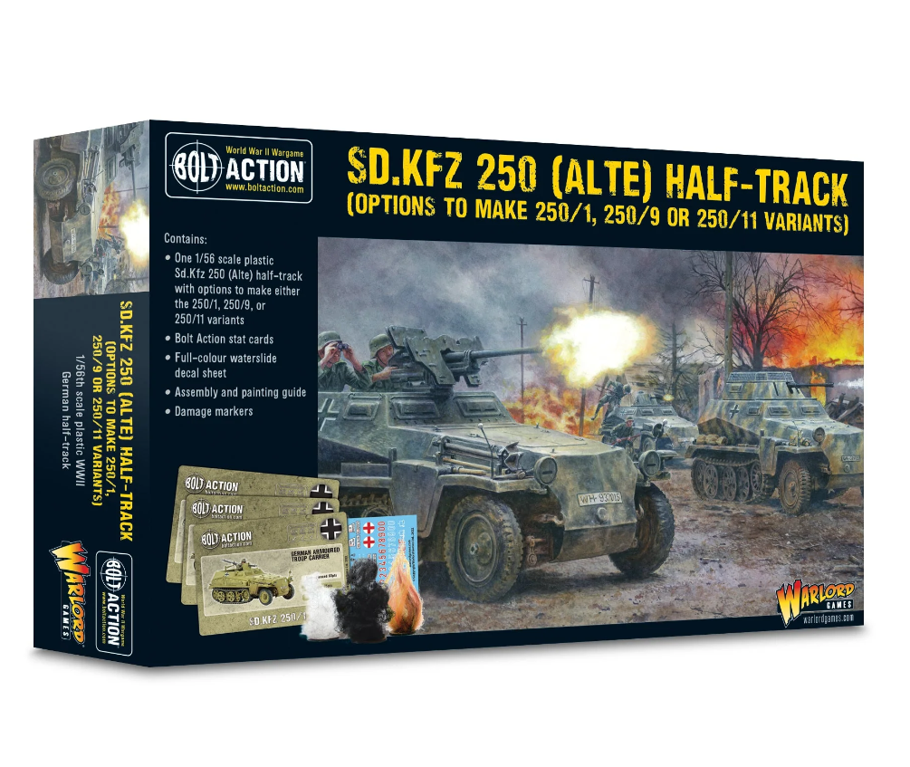 Sd.Kfz 250 (Alte) Half-Track ⏣ Bolt Action ⏣ Warlord