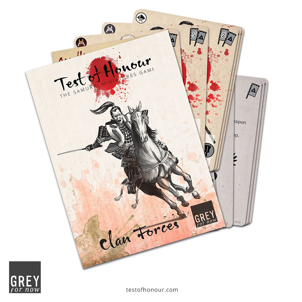 Clan Forces Card Set ⏣ Test of Honour ⏣ Grey For Now