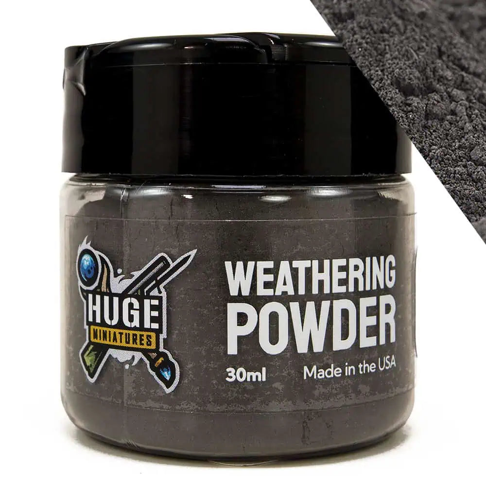 Gunmetal Weathering Powder ⏣ Huge Miniatures