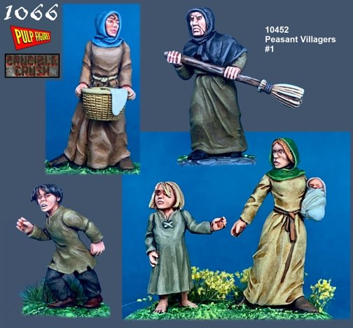 Peasant Villagers #1 ⏣ 5 figures ⏣ North Star