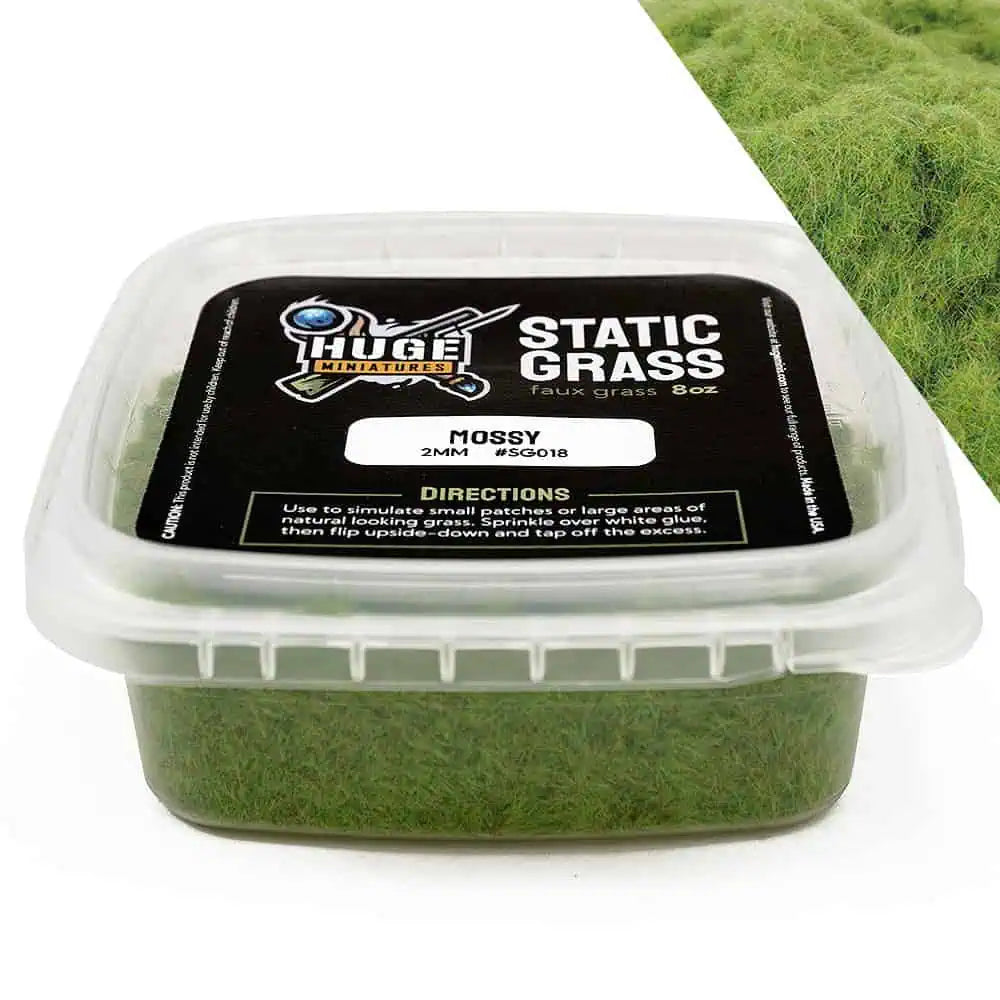 Mossy Static Grass ⏣ Huge Miniatures