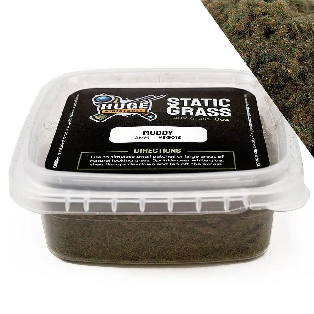 Muddy Static Grass ⏣ Huge Miniatures