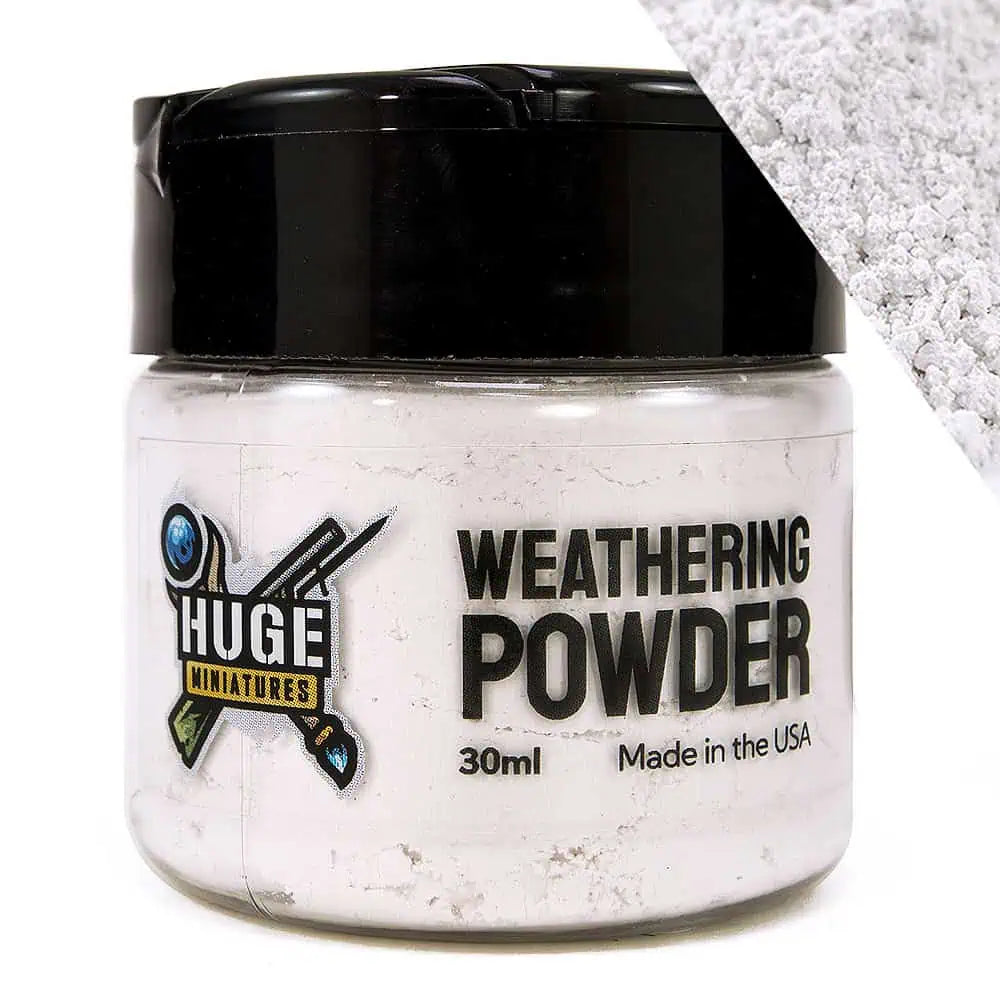 Pure White Weathering Powder ⏣ Huge Miniatures
