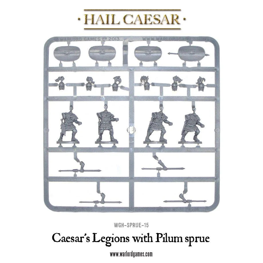 Caesar's Legions with Pilum ⏣ 4 figures ⏣ SAGA ⏣ Warlord
