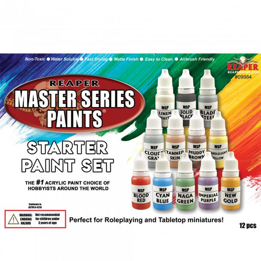 Master Series Paints (MSP) Starter Paint Set ⏣ Reaper