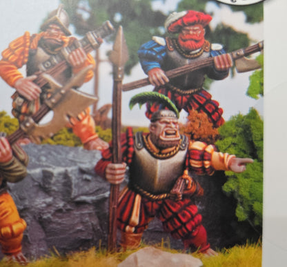 Ogres ⏣ Landsknecht or Scifi ⏣ 3 figures ⏣ Guards of Traitor's Toll ⏣ Wagames Atlantic