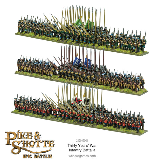 Thirty Year's War Infantry Battalia ⏣ Pike & Shotte Epic Battles ⏣ Warlord