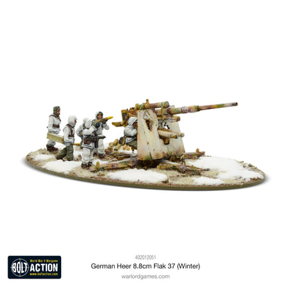 German Heer 8.8cm Flak 37 (Winter) ⏣ Bolt Action ⏣ Warlord