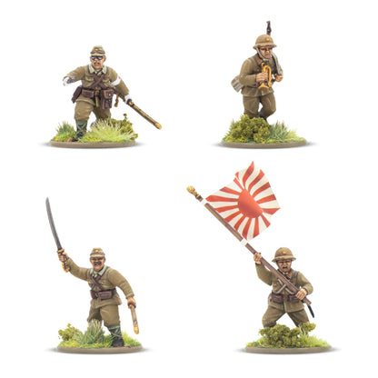 Japanese Army Infantry Platoon ⏣ 6 figures ⏣ Bolt Action ⏣ Warlord
