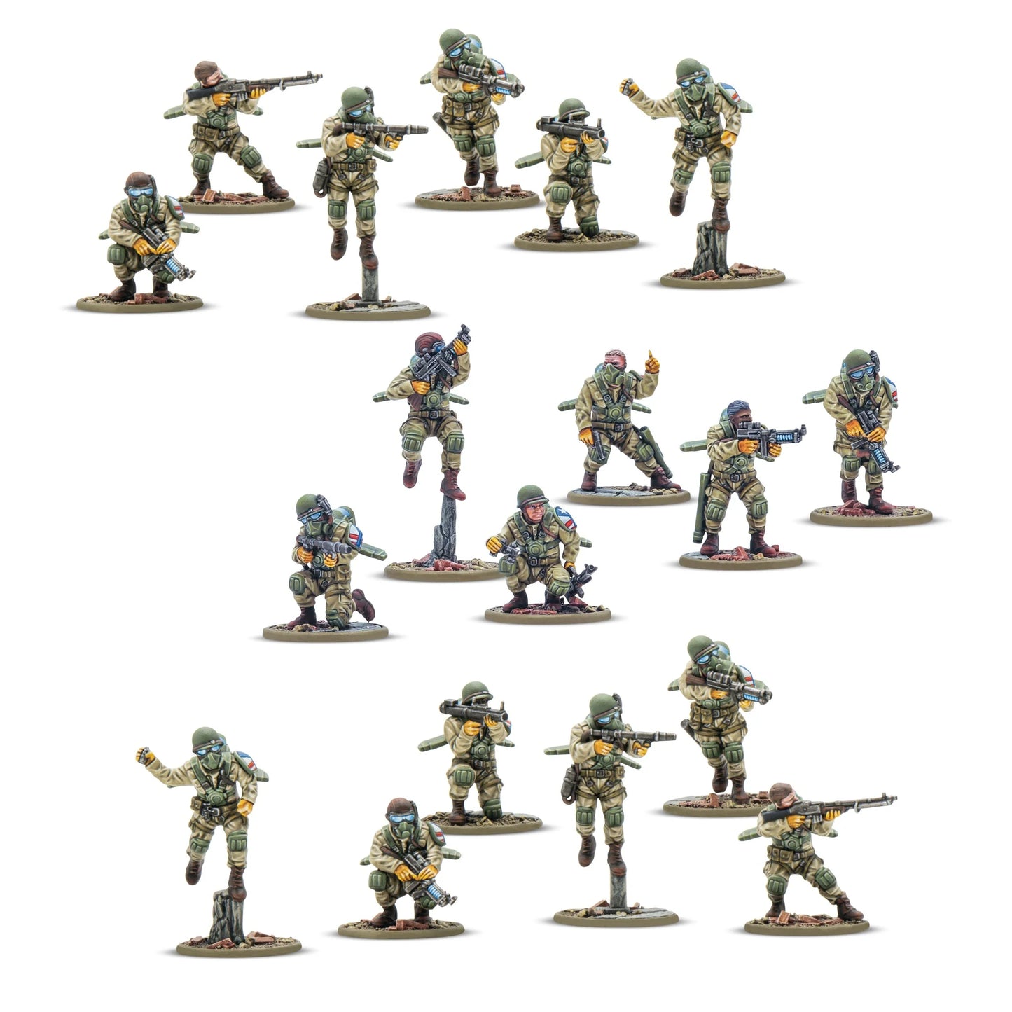 Firefly Airborne Infantry ⏣ 6 figures ⏣ Konflikt 47 ⏣ Warlord
