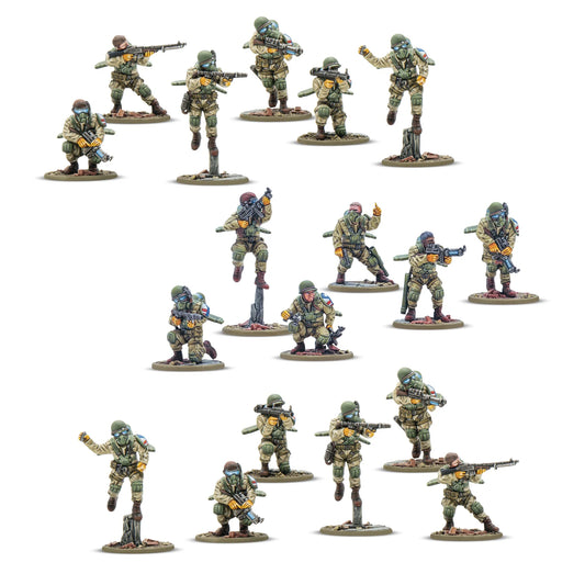 Firefly Airborne Infantry ⏣ 6 figures ⏣ Konflikt 47 ⏣ Warlord