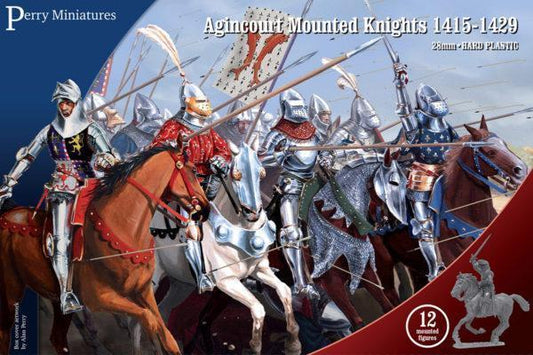 Agincourt Mounted Knights 1415-1429 ⏣ 12 figures ⏣ SAGA ⏣ Perry Miniatures