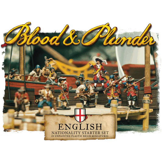 English Nationality Starter Set ⏣ 25 figures ⏣ Blood & Plunder ⏣ Firelock Games