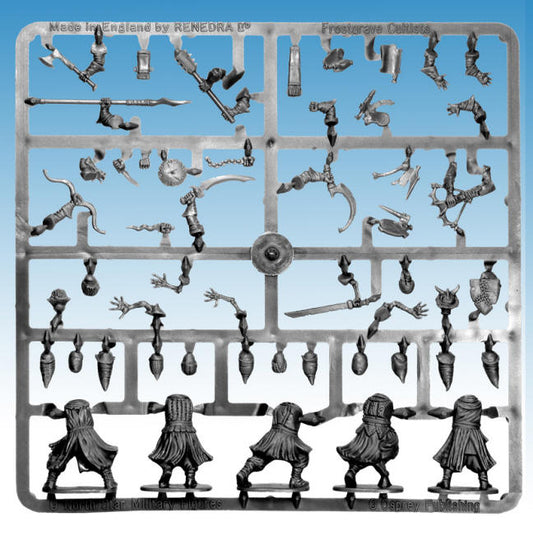 Cultists ⏣ 5 figures ⏣ Frostgrave ⏣ North Star