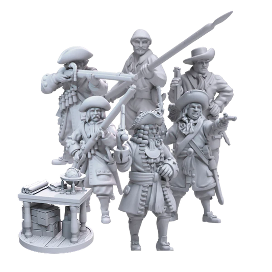 Forces of the Crown Faction Box ⏣ 6 figures ⏣ Port Royal ⏣ Firelock Games