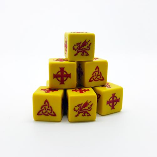 SAGA dice - Welsh