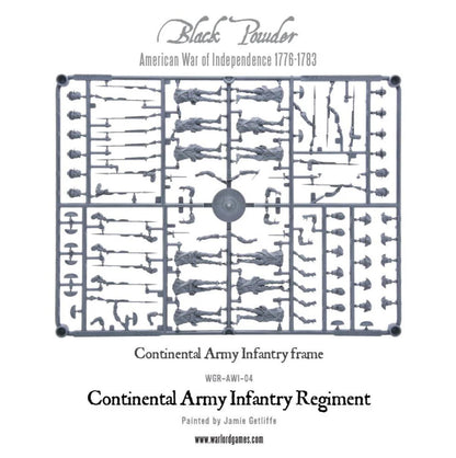 Continental Infantry Regiment ⏣ 30 figures ⏣ Black Powder ⏣ Warlord