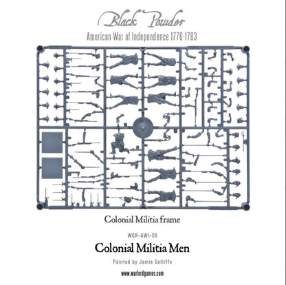 Colonial Militia Men ⏣ 10 figures ⏣ Black Powder ⏣ Warlord