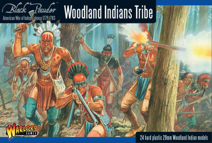 Woodland Indian Tribe ⏣ 8 figures ⏣ Black Powder ⏣ Warlord