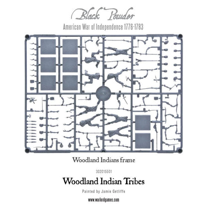 Woodland Indian Tribe ⏣ 8 figures ⏣ Black Powder ⏣ Warlord