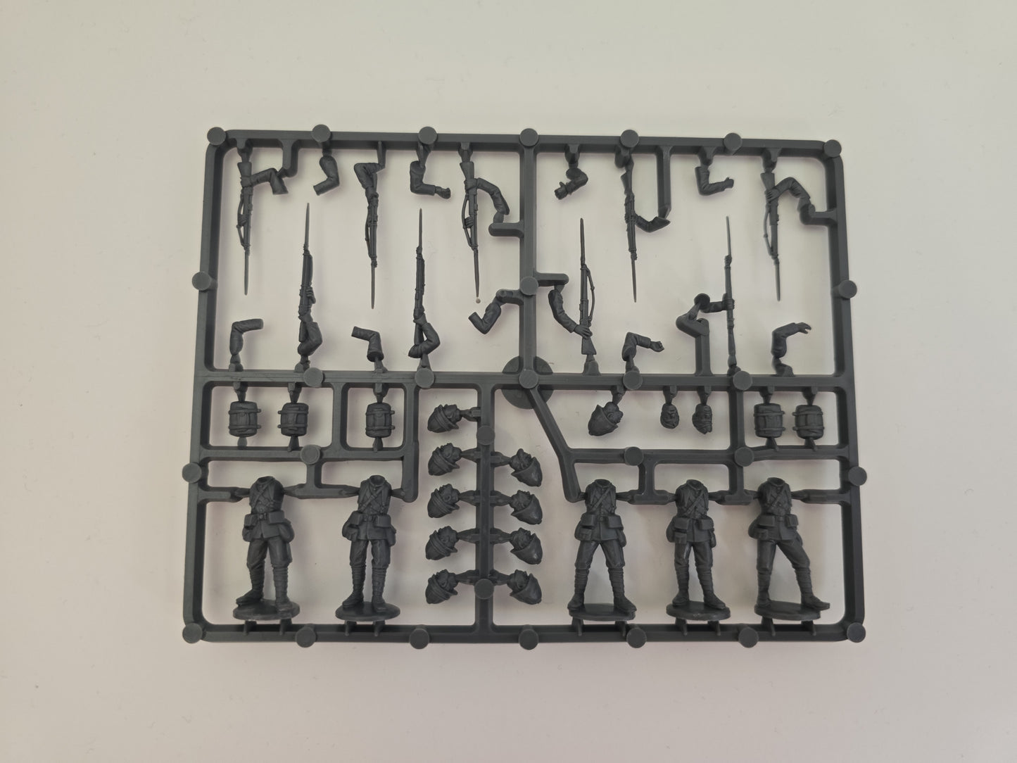 British Infantry (Afghanistan and Sudan) 1877-1885 (Regular Sprue) ⏣ 5 figures ⏣ Black Powder ⏣ Perry Miniatures