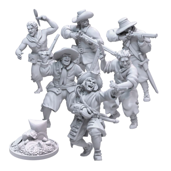 Jamaican Pirates Faction Box ⏣ 6 figures ⏣ Port Royal ⏣ Firelock Games