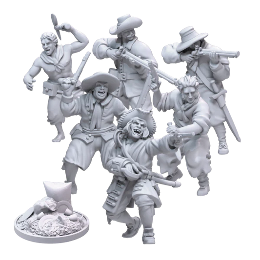 Jamaican Pirates Faction Box ⏣ 6 figures ⏣ Port Royal ⏣ Firelock Games