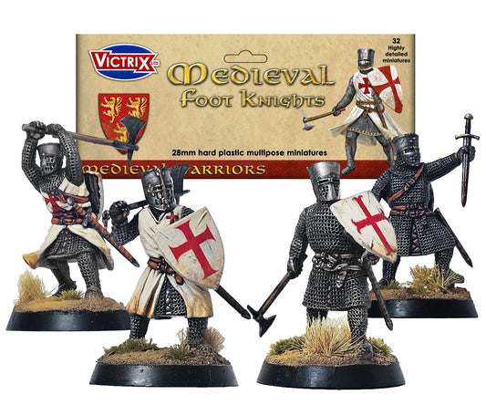 Medieval Foot Knights ⏣ SAGA ⏣ Victrix