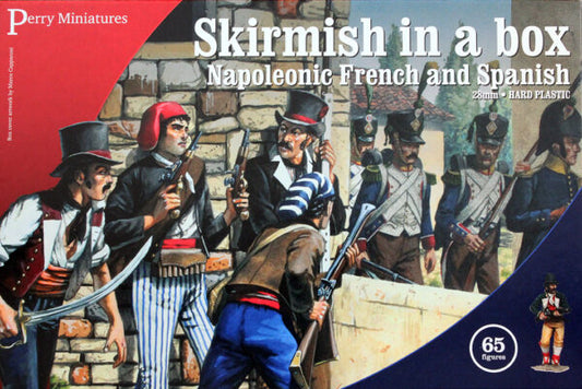 Skirmish in a box: Napoleonic French and Spanish ⏣ 65 figures ⏣ Black Powder ⏣ Perry Miniatures